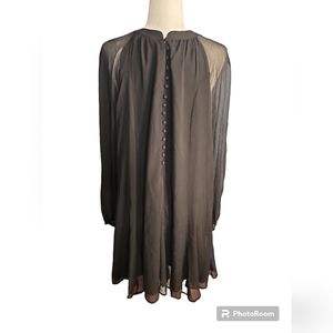 Joie Balloon Sleeve Black Dress NWT